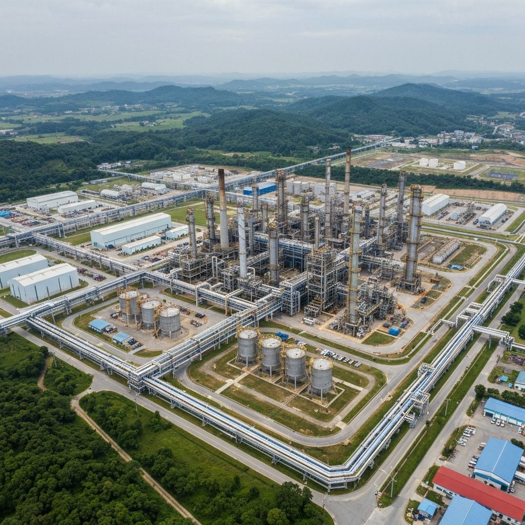 บริษัท สหวัฒนกิจ(1988) จำกัด Factory Aerial View